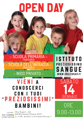 Open Day - Istituto Preziosissimo Sangue