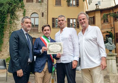 Francesco Tomei insignito della Cittadinanza Onoraria di Ascoli Piceno