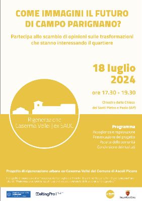 Come immagini il futuro di Campo Parignano?