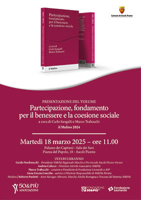 Presentazione del volume "Partecipazione, fondamento per il benessere e la coesione sociale"