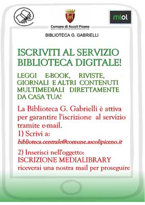 Iscriviti alla biblioteca digitale