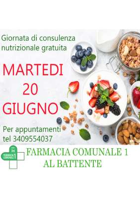 Giornata di consulenza nutrizionale gratuita