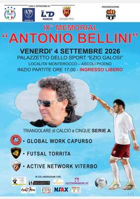 IX° Memorial Antonio Bellini