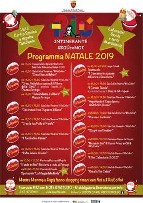 Riù Itinerante - Programma Natale 2019