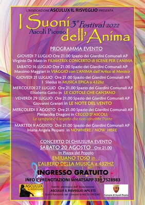 I suoni dell'anima - 3° Festival 2022