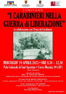 Convegno "I Carabinieri nella Guerra di Liberazione"
