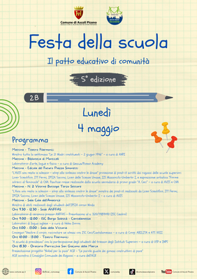 Festa della scuola - Lunedì 4 maggio