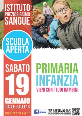 Open day Istituto Preziosissimo Sangue