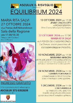 Equilibrium 2024 - Maria Rita Salvi: La poesia dell'abbandono