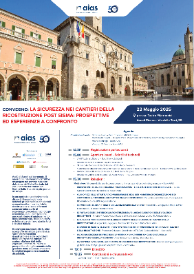 Convegno "La sicurezza nei cantieri della ricostruzione post sisma: prospettive ed esperienze a confronto"