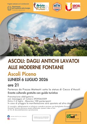 Ascoli: Dagli antichi lavatoi alle moderne fontane 