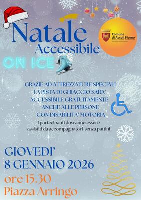 Natale accessibile on ice