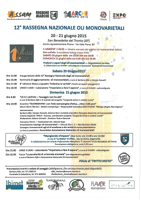 12° Rassegna Nazionale Oli Monovarietali