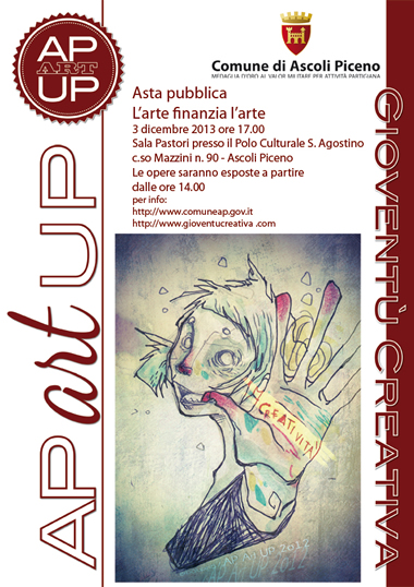 Asta pubblica per la vendita delle opere di natura non performativa, realizzate nell'ambito del progetto "AP Art UP. Gioventù creativa"