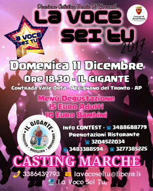 La voce sei tu