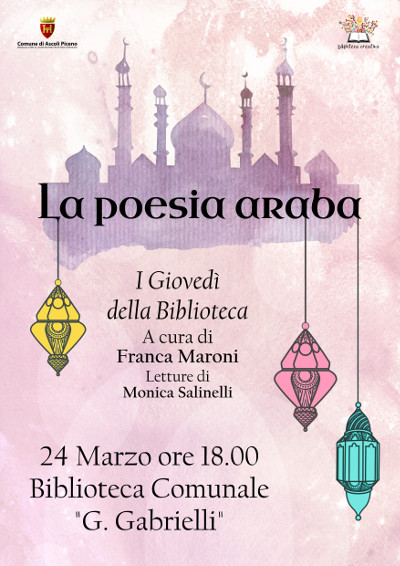 Locandina con programma I giovedì della Biblioteca