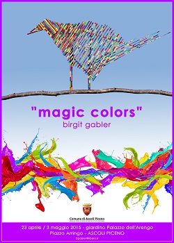 Locandina Mostra "magic Colors"