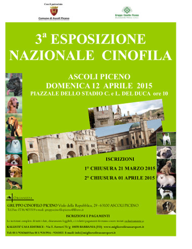 3° Esposizione Nazionale Cinofila