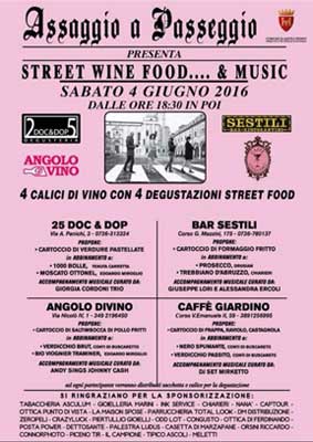 Street wine food.... & music