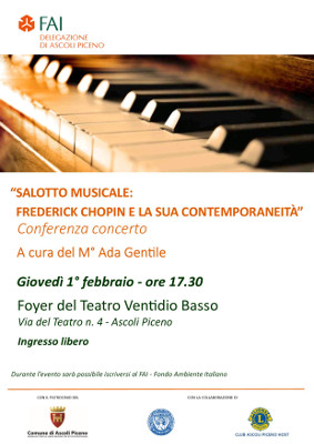 "Salotto musicale: Frederick Chopin e la sua contemporaneità"