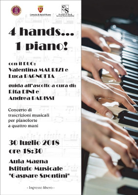 Concerto - 4 hands....1 piano!