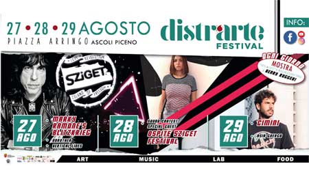 27 - 28 - 29 agosto distrarte festival