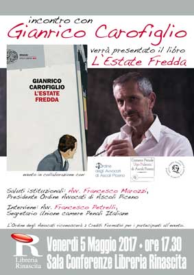 Incontro con Gianrico Carofiglio