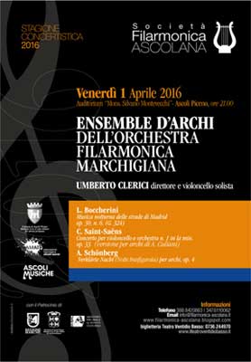 Ensemble D'archi Dell'orchestra Filarmonica Marchigiana