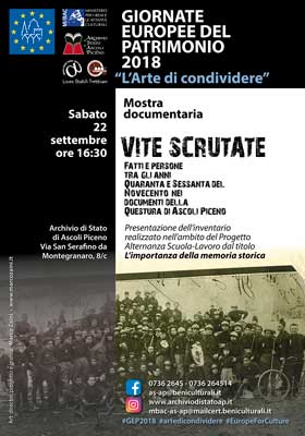 Vite scrutate - Mostra documentaria