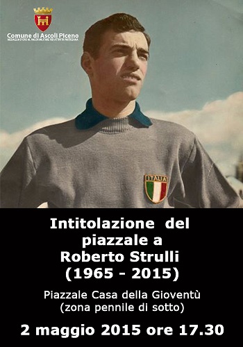 Locandina inaugurazione Roberto Strulli