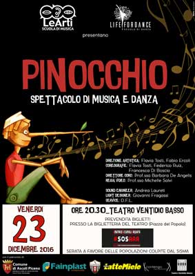 Pinocchio - Spettacolo di musica e danza