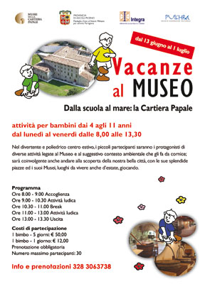 Vacanze al museo - Dalla scuola al mare: la Cartiera Papale