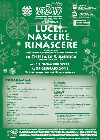 Luce...nascere, rinascere, comunicare con la parola, con la musica e con l'immagine