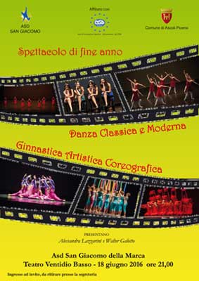 Spettacolo di fine anno Danza Classica e Moderna