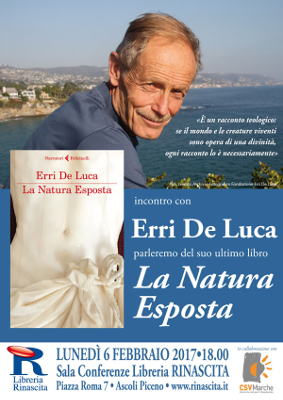 Presentazione del libro di Erri De Luca "La Natura Esposta"
