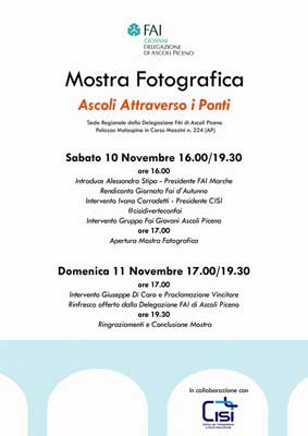 Mostra fotografica "Ascoli Attraverso i Ponti"