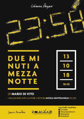 Presentazione del libro di Mario Di Vito - Due minuti a mezzanotte