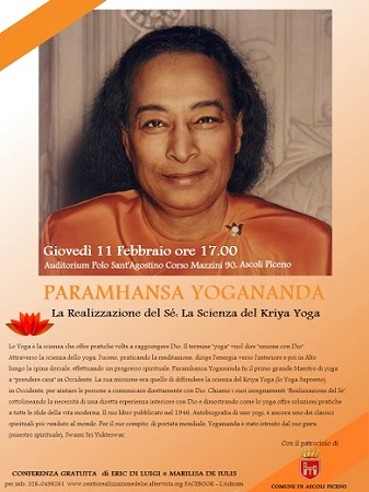 Locandina La Realizzazione del sé. La scienza del Kriya Yoga