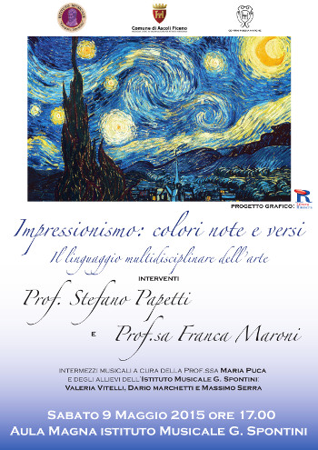 Locandina Il linguaggio multidisciplinare dell'arte
