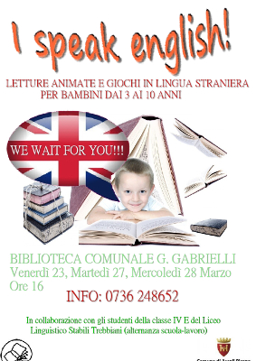 I speak English!