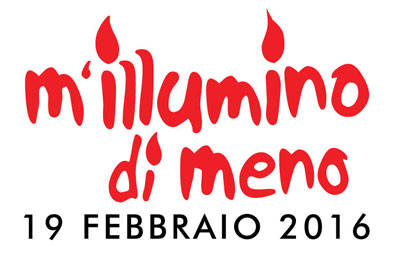 M'illumino di meno 19 febbraio 2016