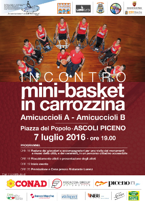 Mini Basket in carrozzina