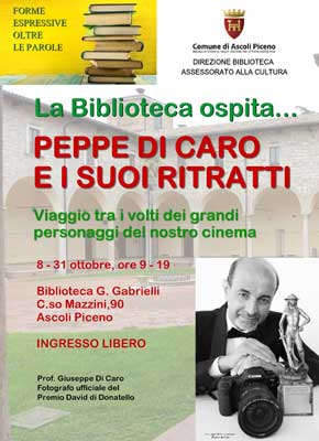 Peppe Di Caro e i suoi ritratti