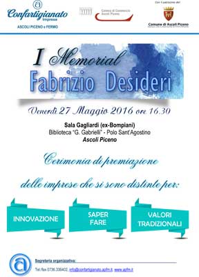 I Memorial - Fabrizio Desideri