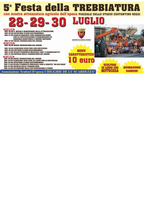 5° Festa della Trebbiatura