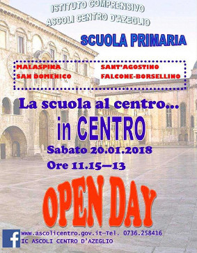 Open Day Scuola Primaria Isc Ascoli Centro 