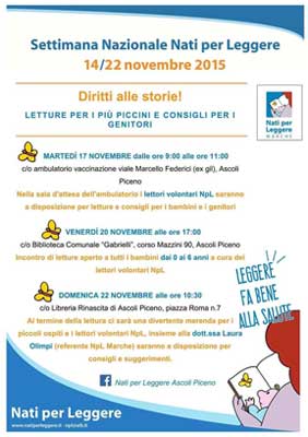Settimana Nazionale Nati per Leggere