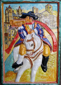 trofeo realizzato su commisione dell'associazione  " Il Carnevale di Ascoli"