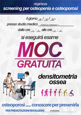 Screening per osteopenia e osteoporosi