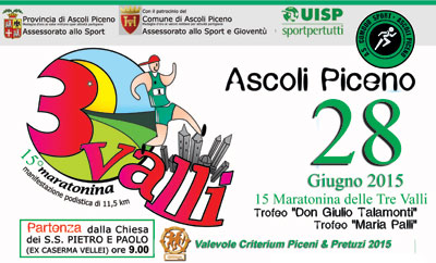 15° Maratonina Tre Valli